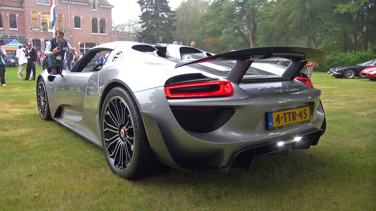 Porsche 918 Spyder with Weissach Package - SOUND!