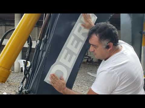 Rotulacion de maquinaria pesada con calcomanias de #Calcomaq