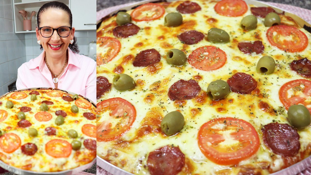 SEM FARINHA, MASSA DE PIZZA FEITA EM POUCOS MINUTOS! VOCÊ VAI QUERER TODOS OS DIAS! -Isamara Amâncio