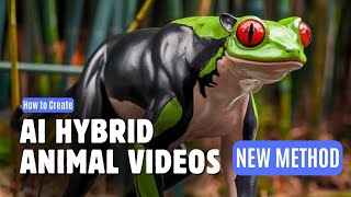 NEW METHOD: Create Viral Hybrid Animal Videos  🦍🦅 | Step-by-Step Tutorial