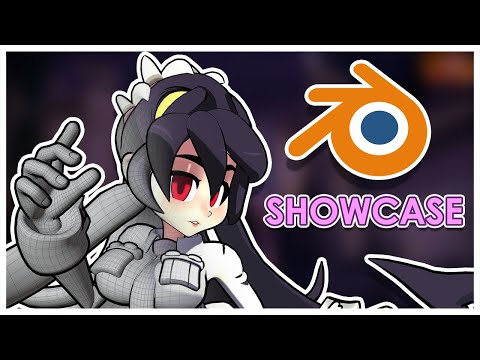 FILIA 3D MODEL SHOWCASE | BLENDER #skullgirls
