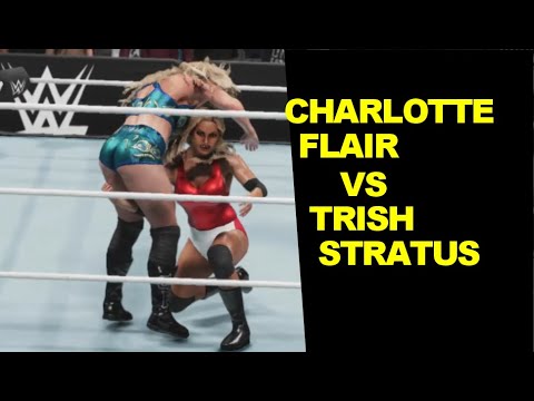 WWE 2K19 Trish Stratus vs Charlotte Flair - Knockout Match