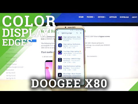 How to Download & Apply Lightning Edges in Doogee X80 – Animated Border Lines