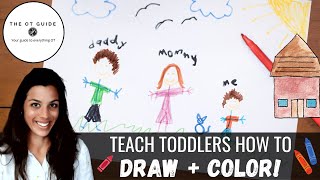 Teach Your Toddler How To Draw (Developmental Stages of Drawing + Tips/Tricks from a Pediatric OT)