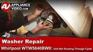 Whirlpool Washer Repair — F7/E1 Error Code, Will Not Start Cycle (Gear Case)