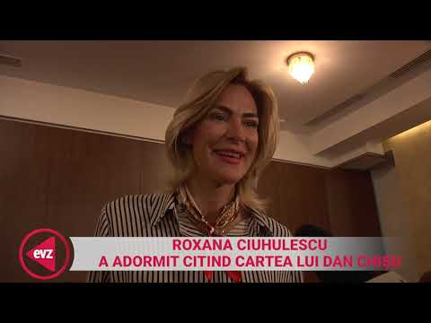 Roxana Ciuhulescu a adormit citind cartea lui Dan Chișu