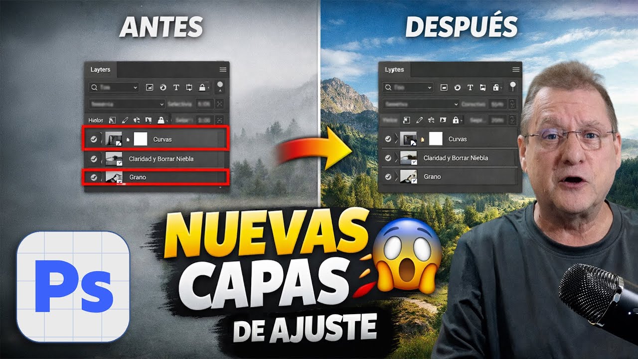 🤯 Adobe rompe las reglas: NUEVAS CAPAS que CAMBIAN Photoshop