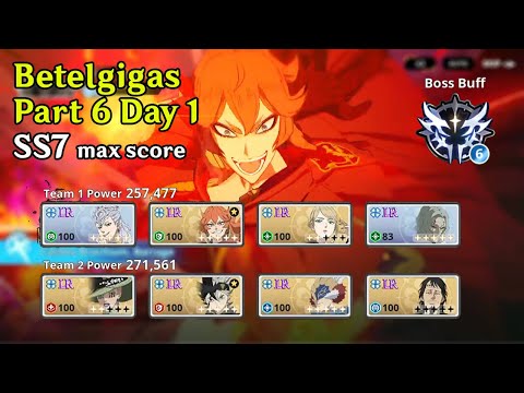 Betelgigas SS7 Day 1 Part 6 Max Buff score - Mereoleona carry / Basta carry | BCM Global