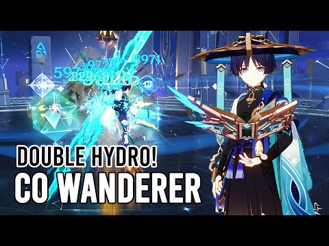 Wet C0 Wanderer Skyward Atlas - Spiral Abyss 3.3 floor 12 1st Half Phase 2 | Genshin Impact