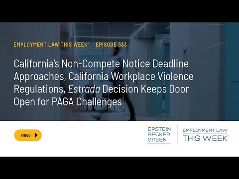 Employment Law This Week® – Episode 333 - #WorkforceWednesday
