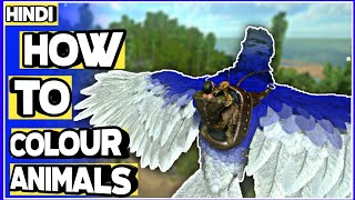 How to colour animals in Ark Survival Evolved Mobile Edition , Hindi