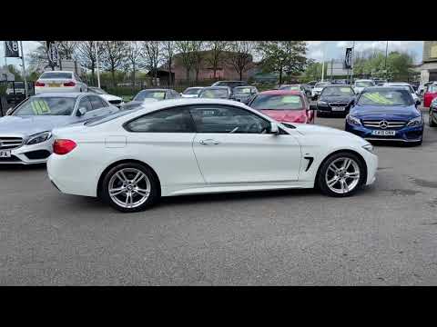 white 2014(64) BMW 4 Series 2.0 420d M Sport 2dr