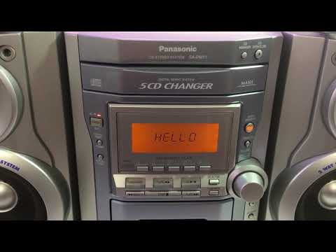 PANASONIC SA-PM11 5 Disc CD Changer Radio Cassette Hi-Fi System