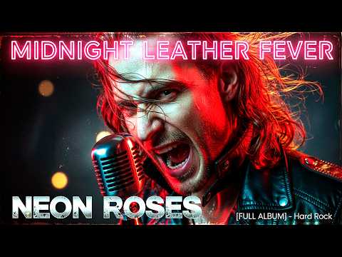 Midnight Leather Fever | NEON ROSES Inspired by Gun's n Roses - [FULL ALBUM] - 80s Hard Rock