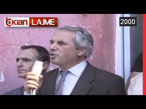 Preç Zogaj prezanton kandidatin e PAD per Bashkine e Sukthit - (14 Shtator 2000)