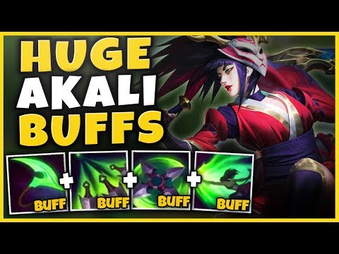 MASSIVE 9.5 AKALI BUFFS REVEALED! IS SHE BROKEN AGAIN?!? (NEW BEST BUILD) - League of Legends