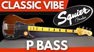 Video thumbnail for Squier CLASSIC VIBE 70s Precision Bass FULL DEMO by Play and Trade Guitars