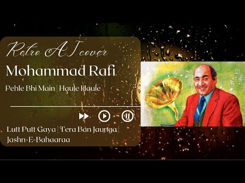 Mohammad Rafi | Pahle Bhi Main | Haule Haule | Lutt putt Gaya | Tera Ban Jaunga | Jashn-E-Bahaara AI