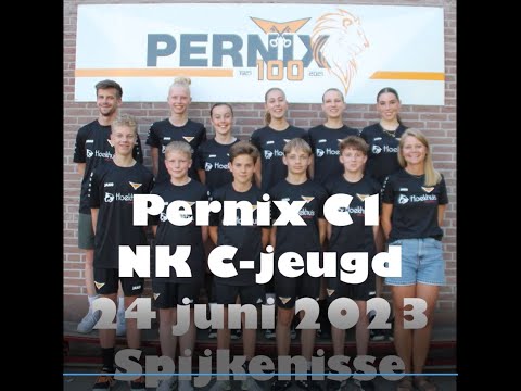 trailer Pernix C1 naar NK C-jeugd veld