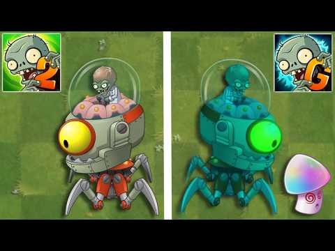 50 Difference Between Plants Vs Zombies 2 & Gardendless - PvZ2 Gardendless