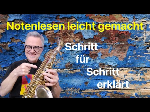 Reading music made easy, explained step by step (Saxophone practical tips)