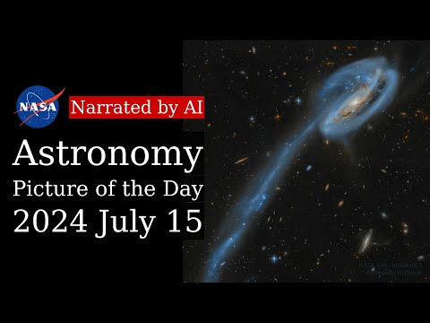 APOD: 2024-07-15 - The Tadpole Galaxy from Hubble (Narrated by Emma)