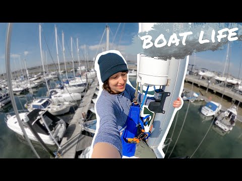 Installing NAVIGATION equipment + FIRST time going up the mast ! | Ep5