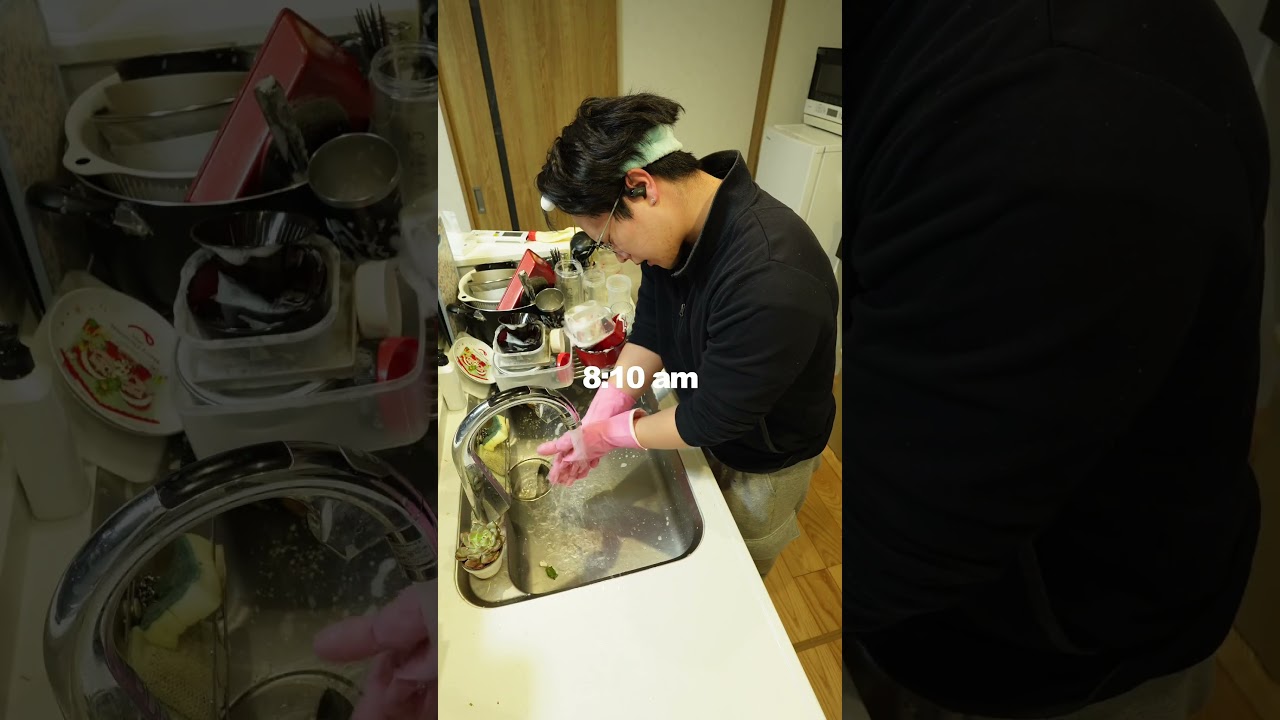 働くよりも家事の方が大変かも…😇#りょうへい #vlog #日常vlog #REALMAN