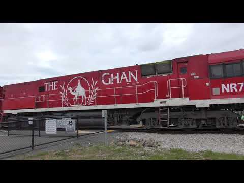 NR74 NR75 The Ghan Livery Light Loco Mild End