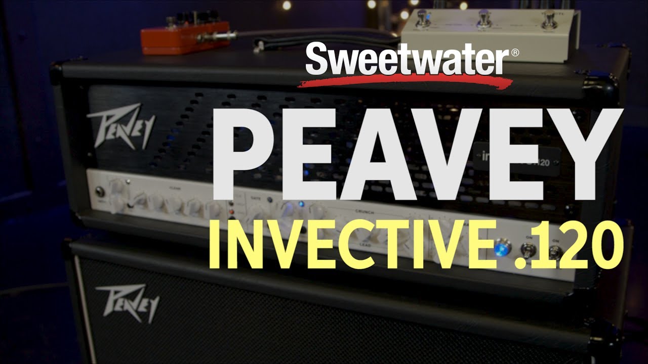 Peavey Invective .120 - 120-watt Tube Head Review - YouTube