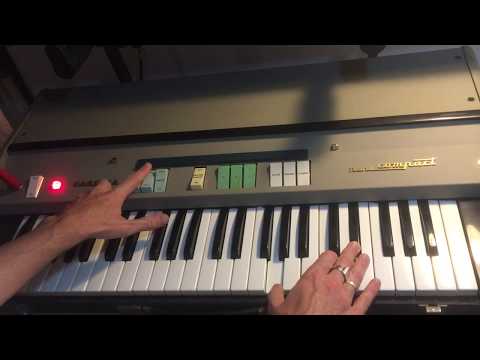 Farfisa Mini Compact 37-Key Organ 1964 - 1968 - Gray with White-Black Keys image 14