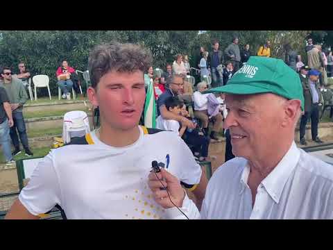 Lorenzo Ferri, l'amico di Sinner campione del torneo giovanile di Firenze 2022