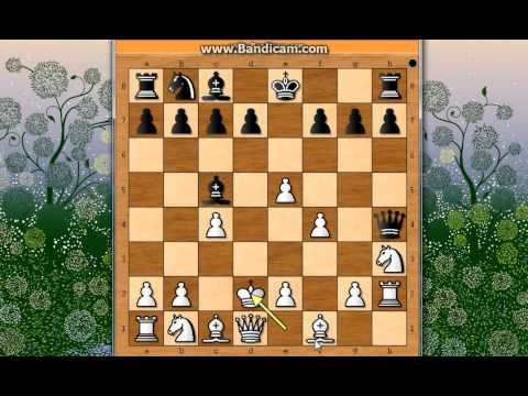 Šahovske žrtve zbog  napada - Helmer vs Krejcik -Budimpestanski gambit  # 185 sah i mat