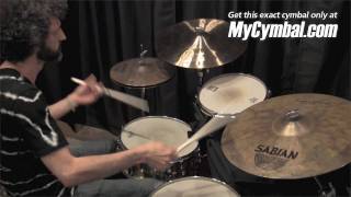Video thumbnail for Sabian 18" Signature Series JoJo Mayer Fierce Crash Cymbal - Played by JoJo Mayer (JM1890-1050510D) by Memphis Drum Shop