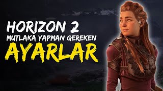 Horizon Forbidden West Oyunun Başında Mutlaka Yapman Gerekenler Rehber