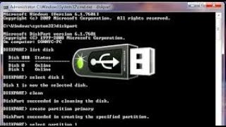 CMD: How to Format a Flash Drive using | Command prompt