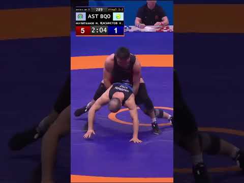 Вся красота греко-римской борьбы в победе Маулитканова #wrestling #борьба