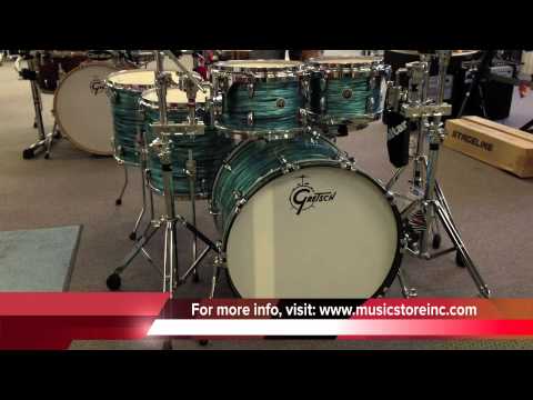 Gretsch Brooklyn 6pc Shell Pack in Turquoise Marine Oyster