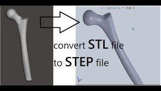 convert #STL file to #SolidWorks file and #STEP file