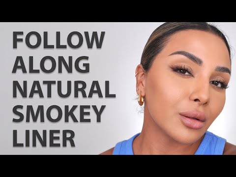 HOW TO APPLY NATURAL SMOKEY EYELINER FOLLOW ALONG | NINA UBHI