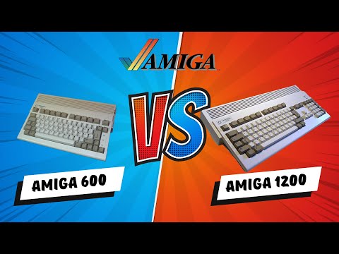What are the differences between Amiga 600 and Amiga 1200?