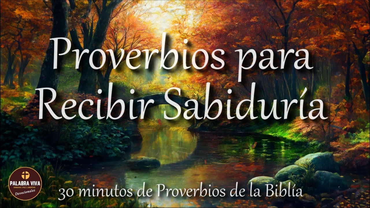 Proverbios para recibir sabiduría de parte de Dios | Biblia hablada | Bible audio Proverbs