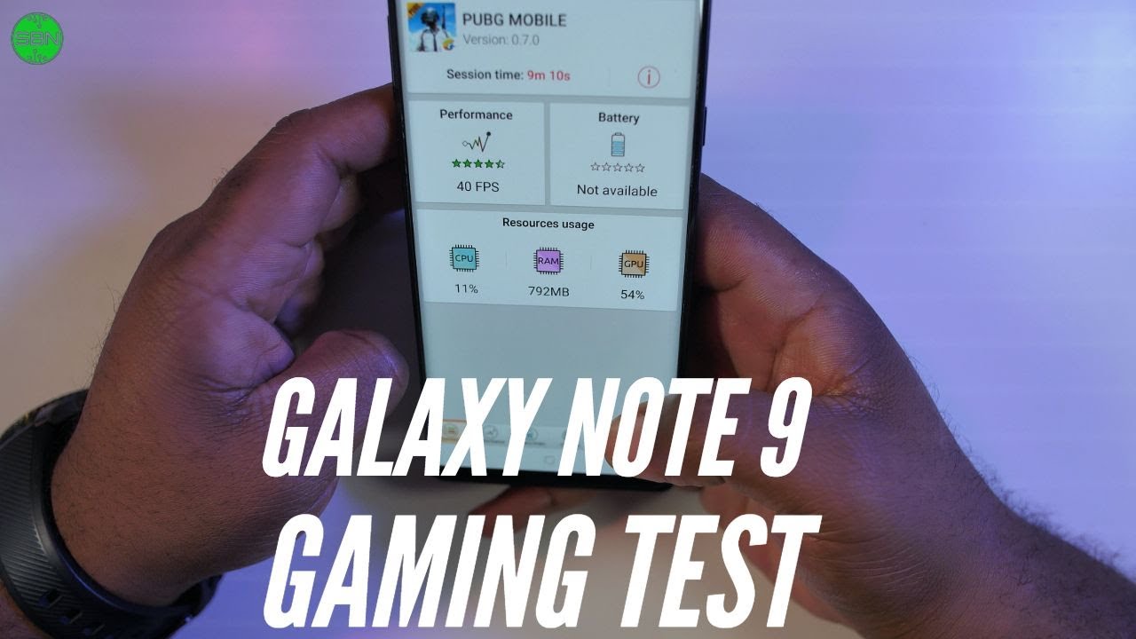 Galaxy Note 9 Gaming Test | FPS Analysis