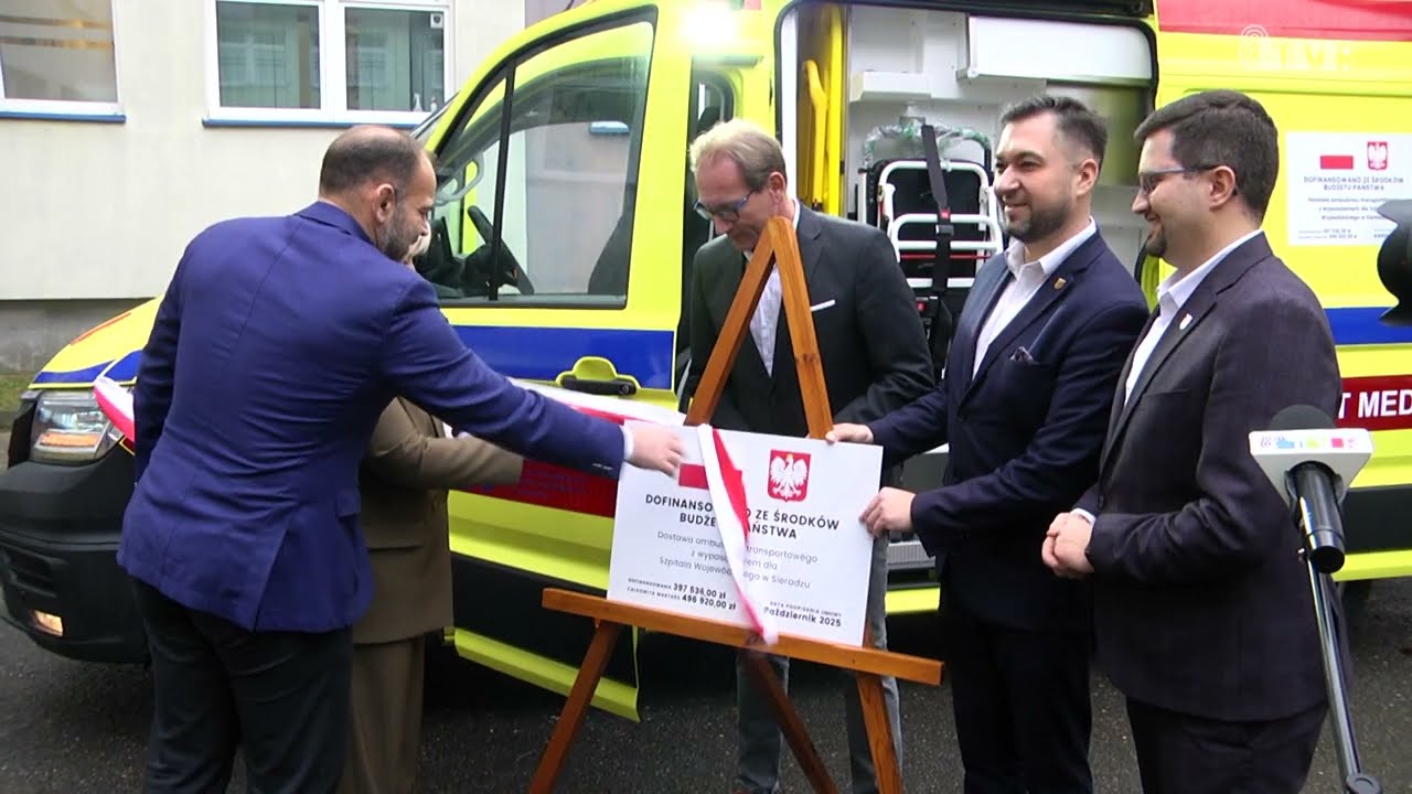 Szpital Wojewódzki w Sieradzu z nową karetką