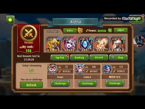 Magic rush Merger 907 - Arena Frodo