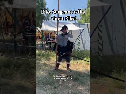 Pikes! #history #swordfighting #trendingshorts #travel #martialarts #foryou #pike #dnd #renfaire