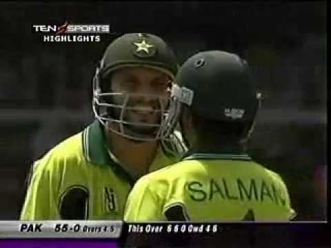 Shahid Afridi 100 on 36 balls Against India == Fastest Hundred