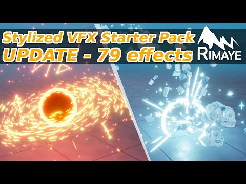UPDATE  : Stylized VFX Starter Pack - 79 effects - [ UE4 Niagara ]