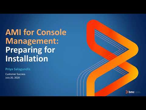 AMI Console Management - Preparing For Installation