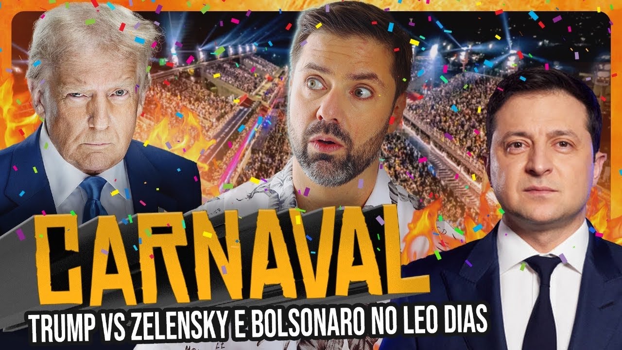 Carnaval / Trump vs Zelensky / Bolsonaro no Leo Dias - Fábio Rabin (Comédia Stand Up)